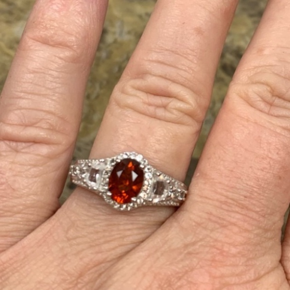 ❤️Genuine Red Citrine Ring❤️